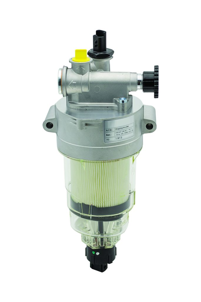 Diesel fuel coalescing filter